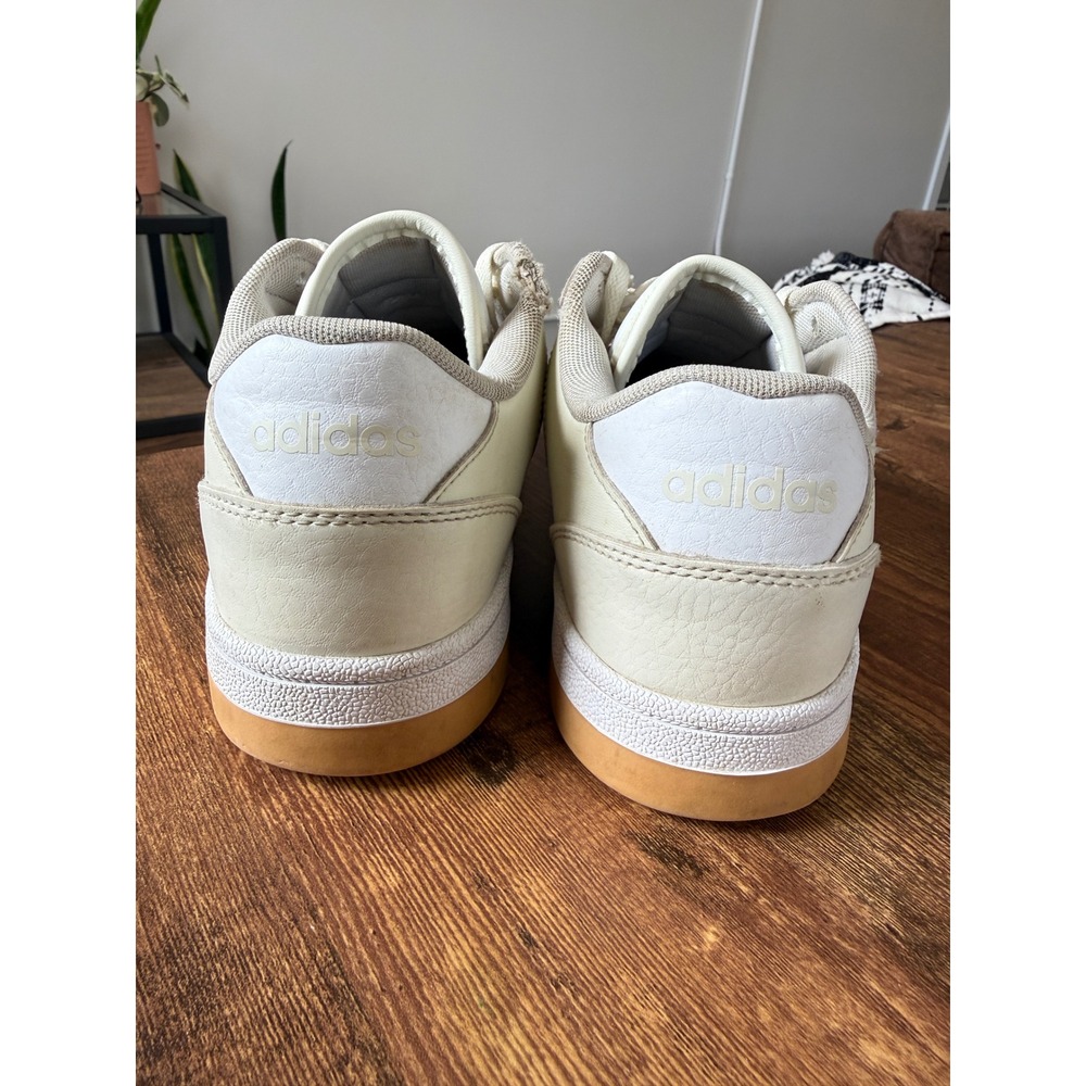 Adidas Entrap Sneakers Women 8.5 Cream White Good Retro Low Top IH7881 - Picture 2 of 6